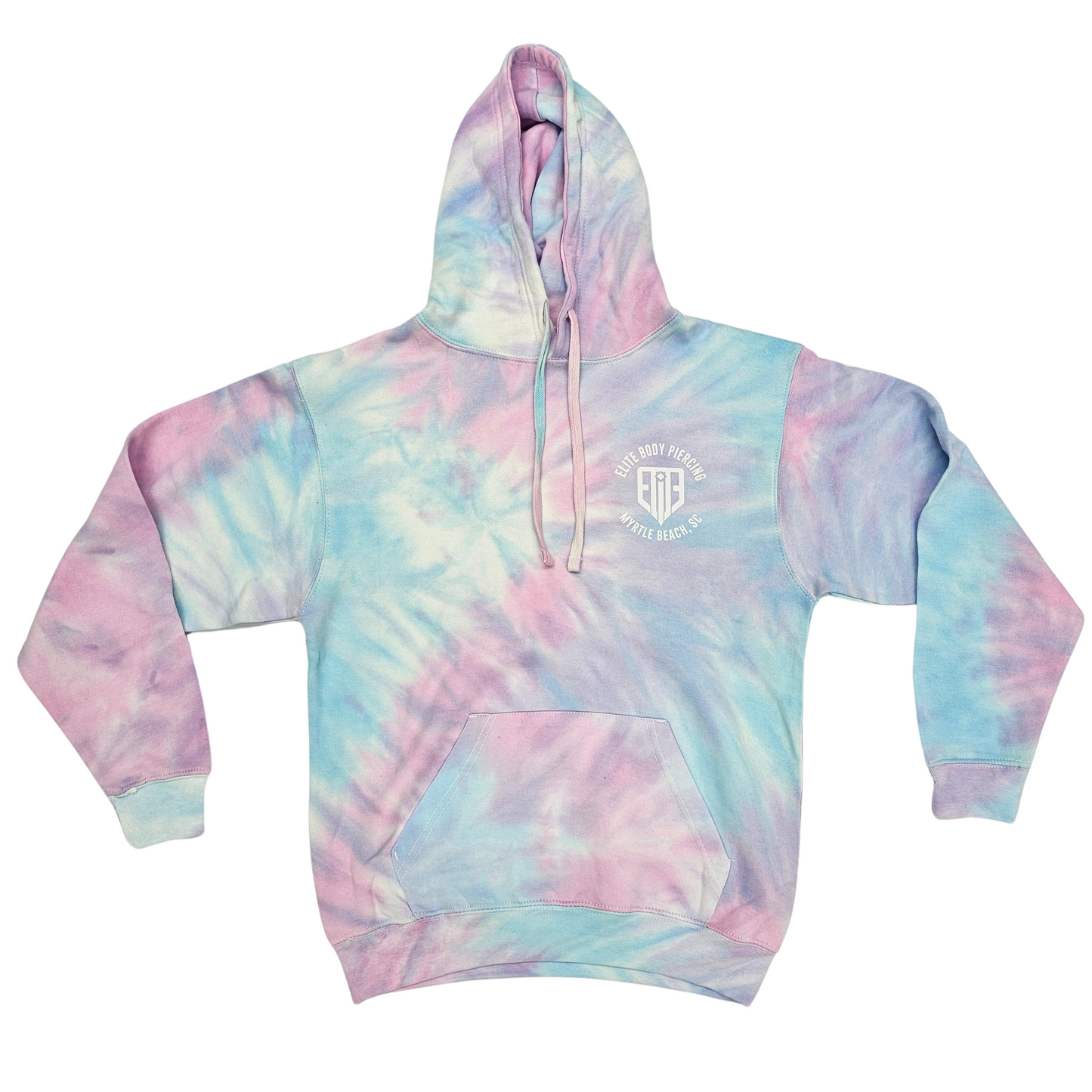 Berry Scrunch Tie-dye Hoodie