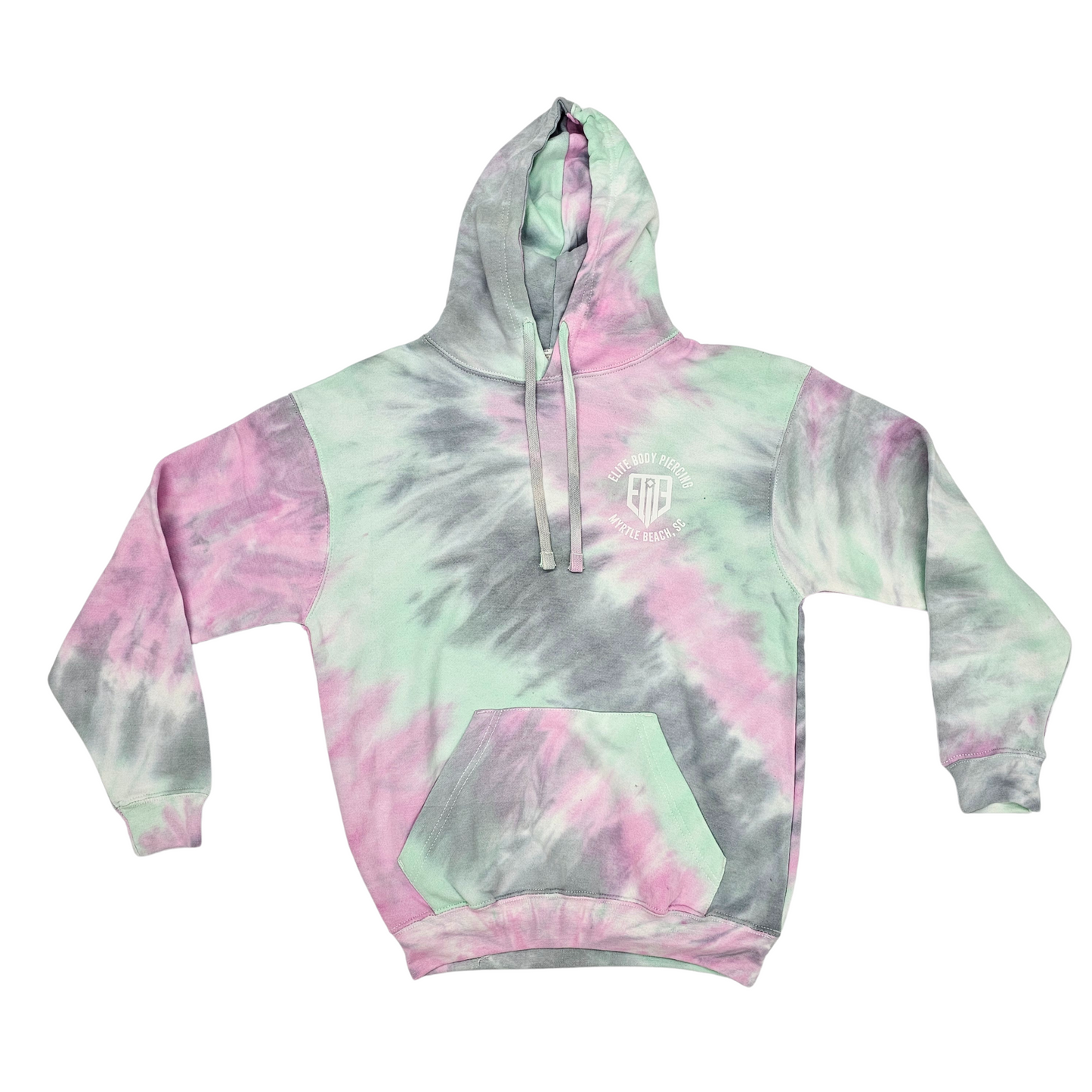 Watermelon Scrunch Tie-dye Hoodie