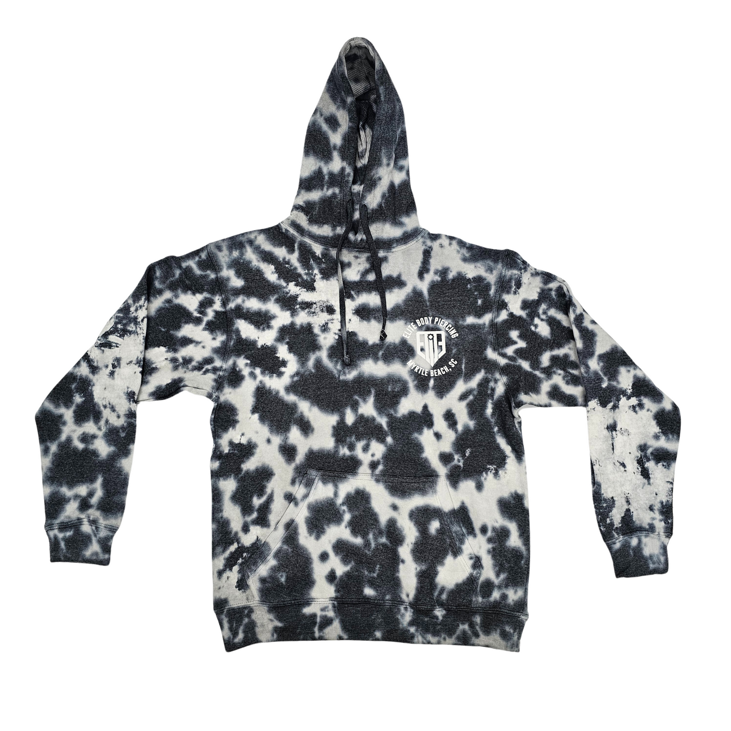 Charcoal Tie-dye Hoodie