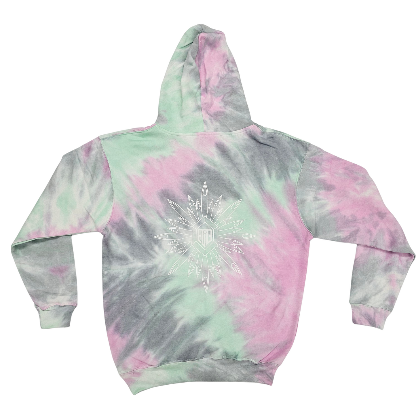 Watermelon Scrunch Tie-dye Hoodie