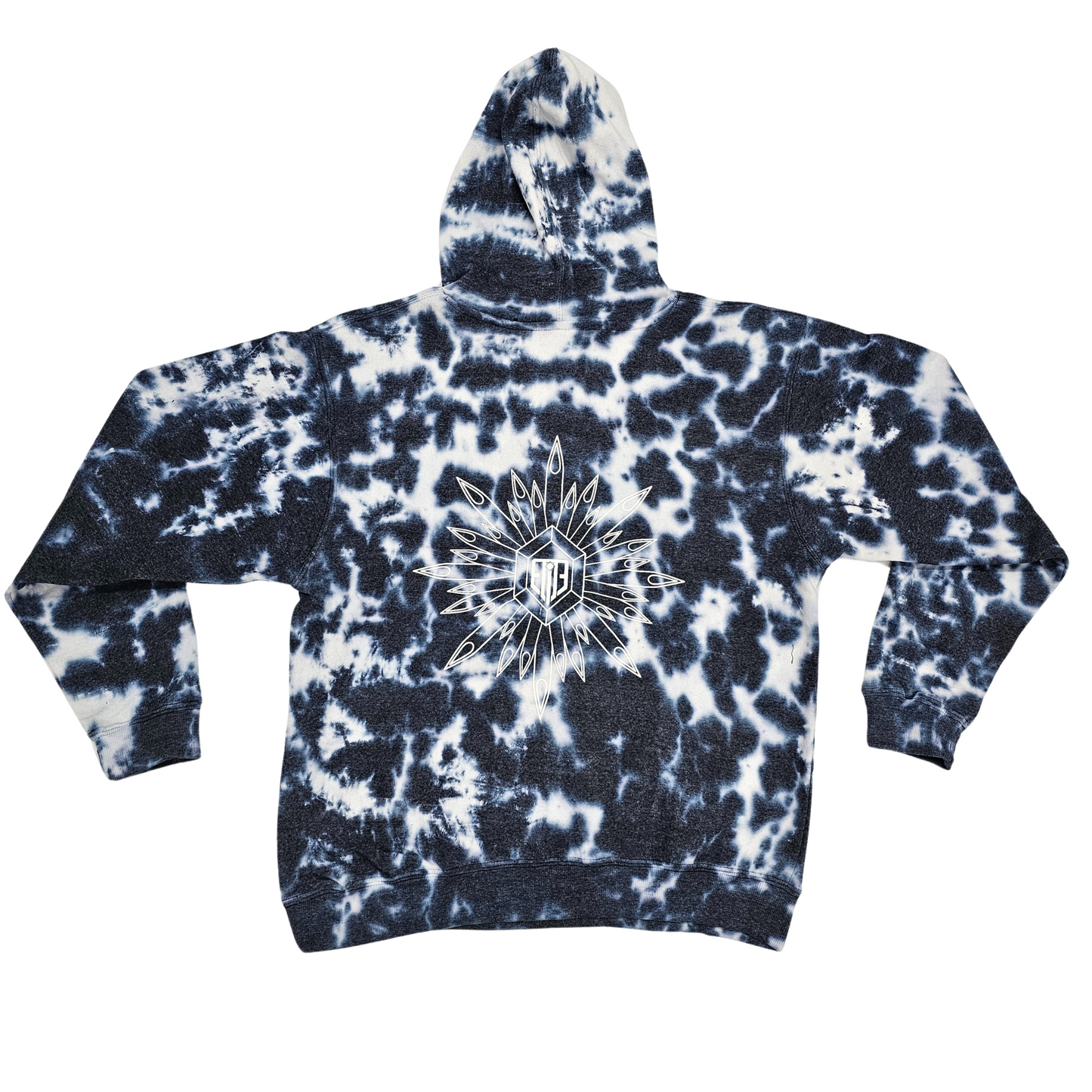 Charcoal/Navy Tie-dye Hoodie