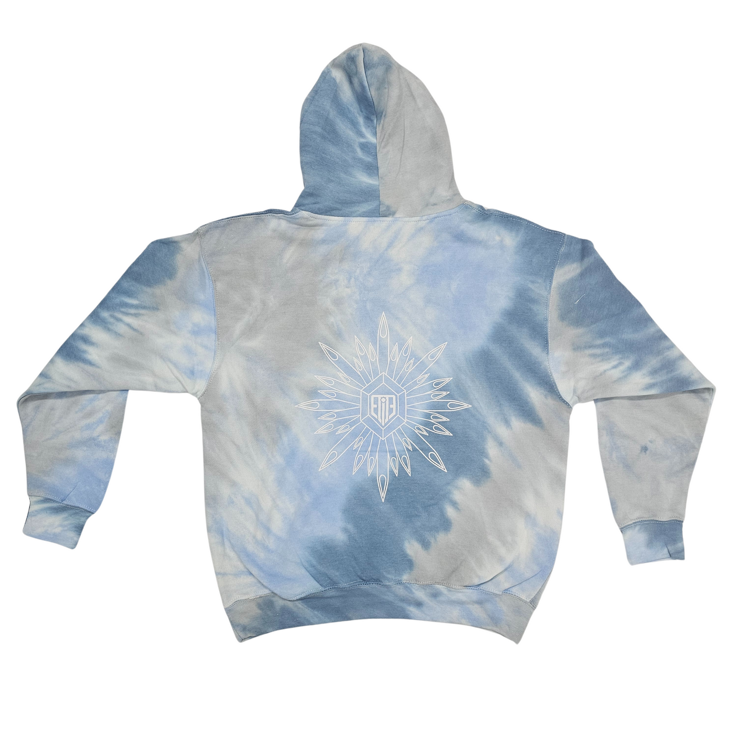 Waterfall Scrunch Tie-dye Hoodie