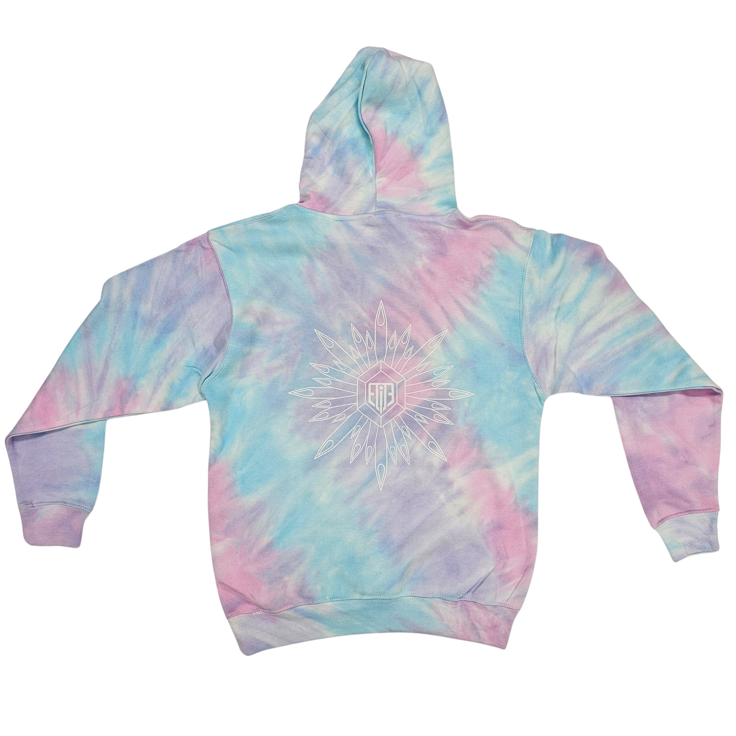 Berry Scrunch Tie-dye Hoodie