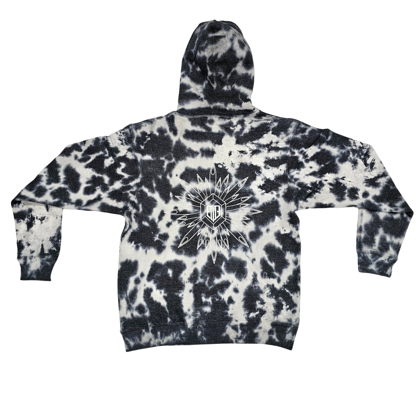 Charcoal Tie-dye Hoodie