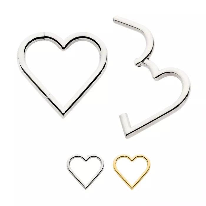 Heart Shape Hinged Segment Clicker