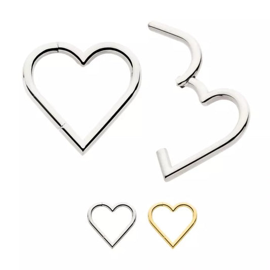 Heart Shape Hinged Segment Clicker