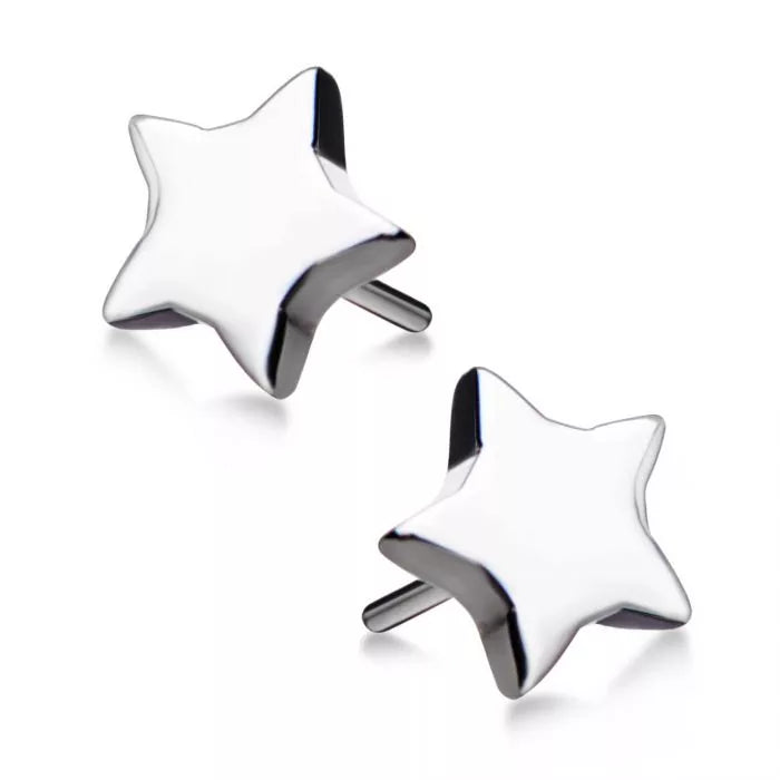 Titanium Threadless Star Top