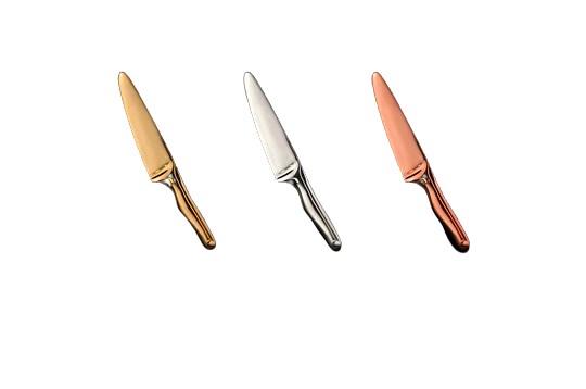 14k Gold Threadless Chef Knife Top