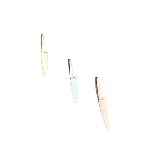 14k Gold Threadless Chef Knife Top