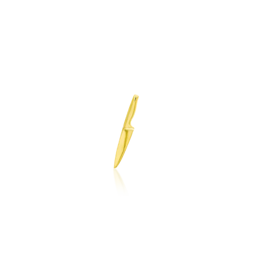 14k Gold Threadless Chef Knife Top
