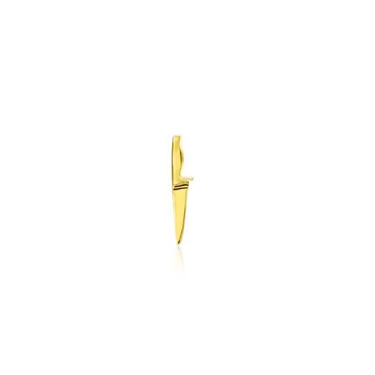 14k Gold Threadless Chef Knife Top