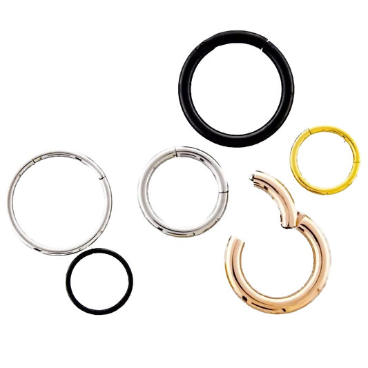 Surgical Steel Hinged Segment Hoops