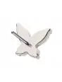 Titanium Threadless Prong Set Marquise & Round CZ Butterfly Top