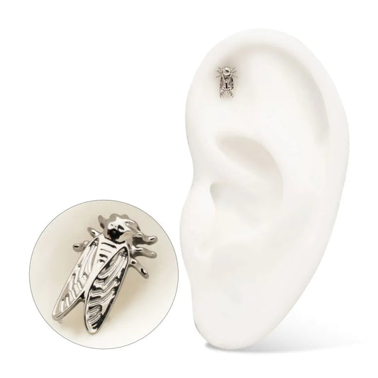 Titanium Threadless Cicada Top