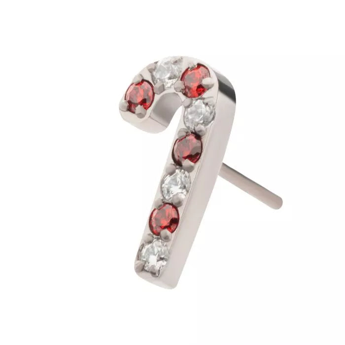 Titanium Gemmed Candy Cane Top