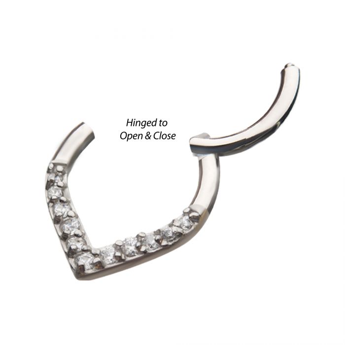 Gemmed Tear Drop Clicker