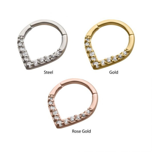 Gemmed Tear Drop Clicker