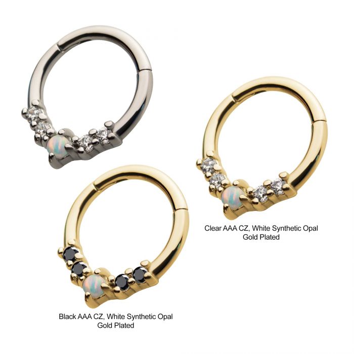 CZ & Opal Front Facing Clicker