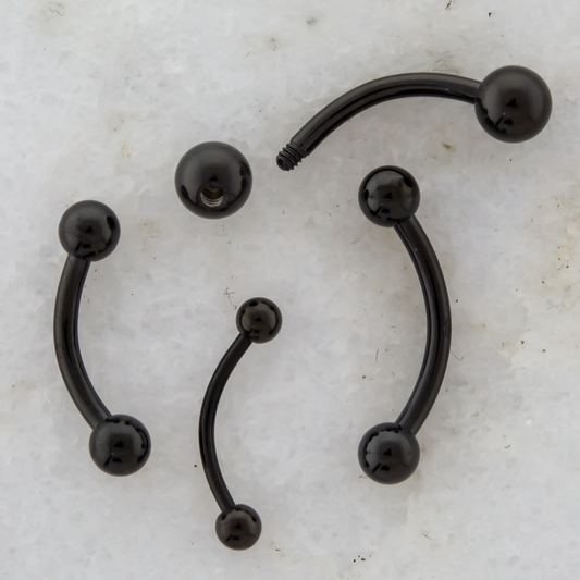 Black Curved Barbells