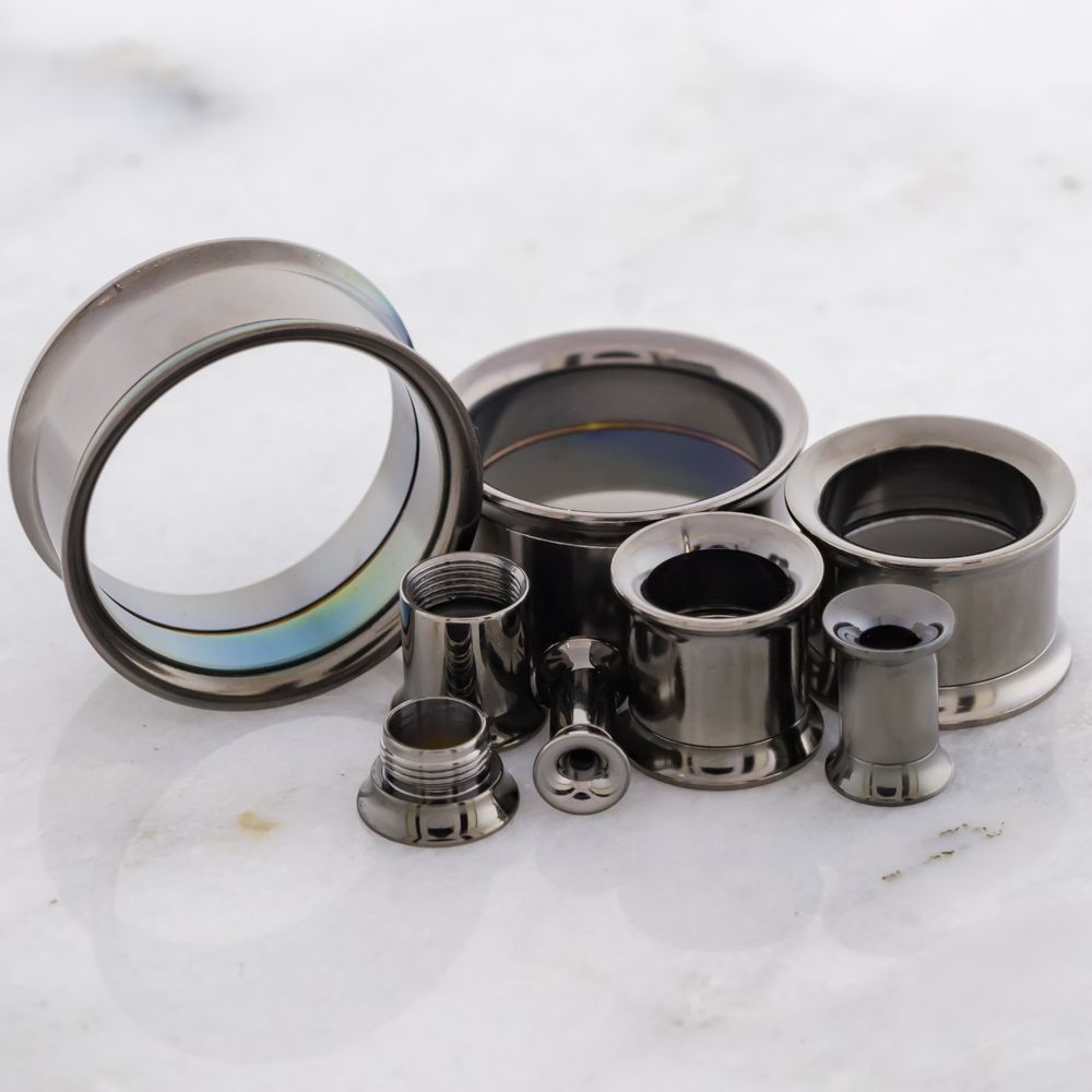 Hematite Internally Threaded Tunnels