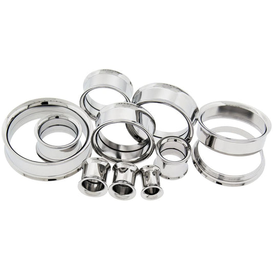 Silver Internally Threaded Tunnel