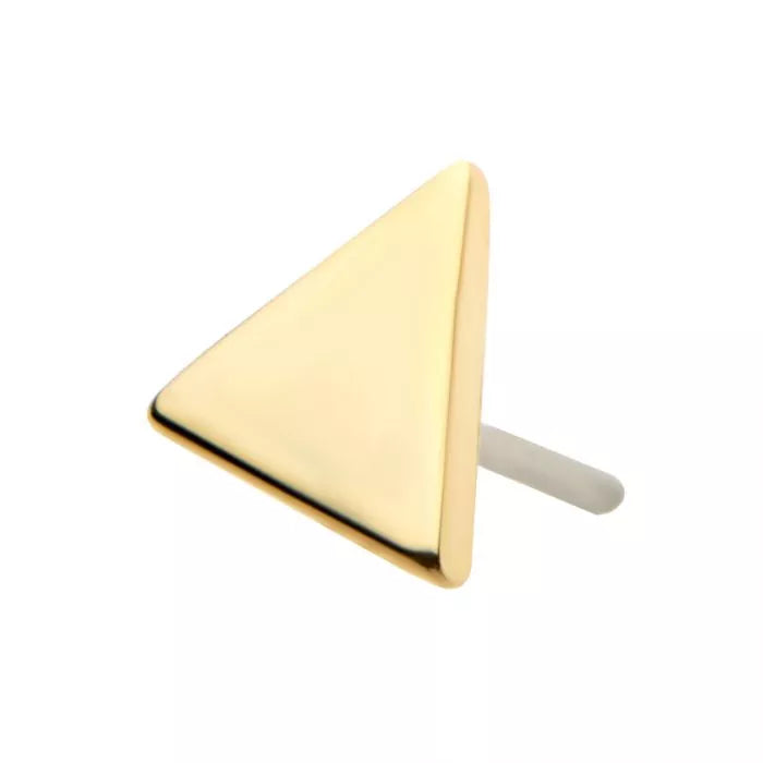 14k Threadless Triangle Top