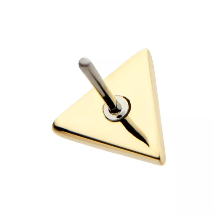 14k Threadless Triangle Top