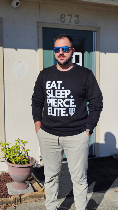 EAT SLEEP PIERCE ELITE Crew Neck Sweatshirt