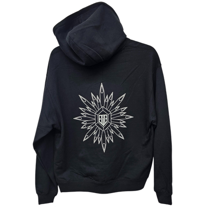 Black Needle Flower Hoodie