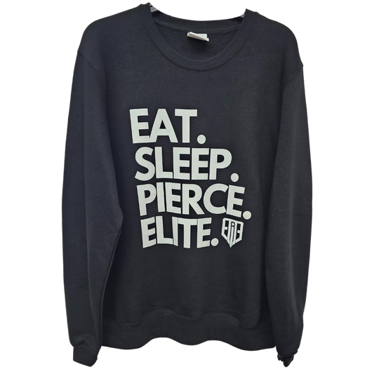 EAT SLEEP PIERCE ELITE Crew Neck Sweatshirt