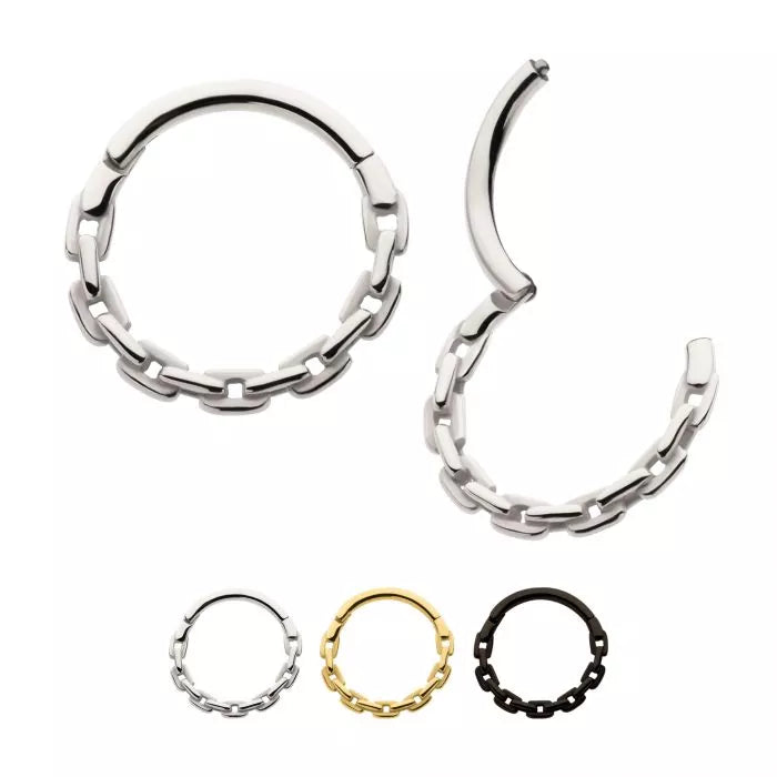 Chain Link Hinged Segment Clicker – Elite Body Piercing