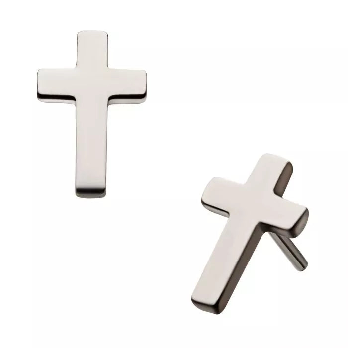 Titanium Threadless Cross Top