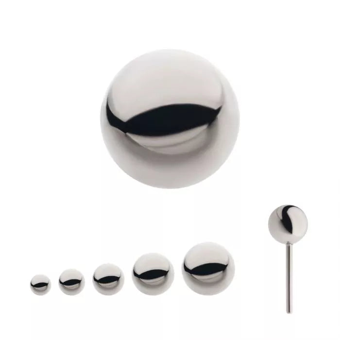 Titanium Threadless Top Ball – Elite Body Piercing