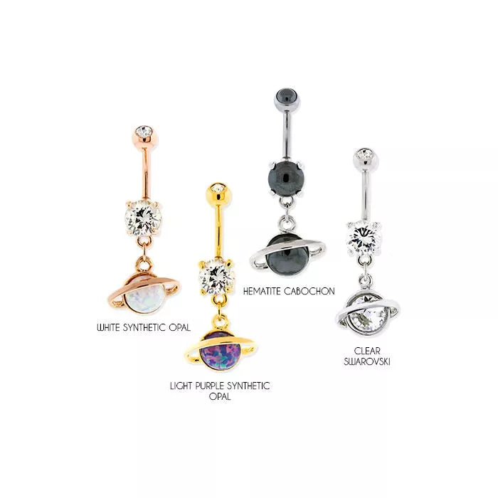 Saturn Belly Ring