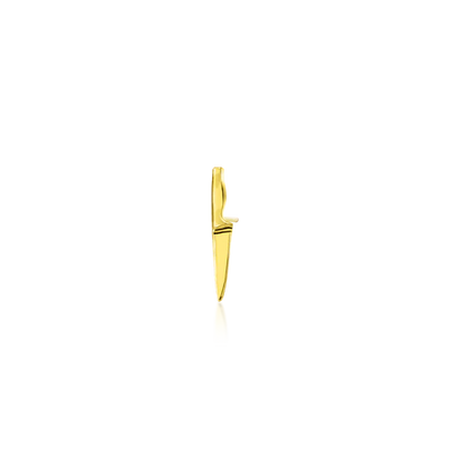 14k Gold Threadless Chef Knife Top