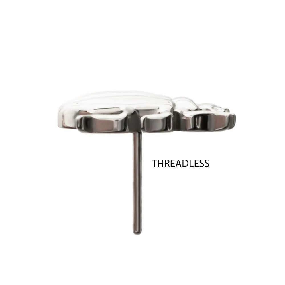 Titanium Threadless Beetle Top