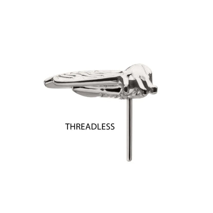 Titanium Threadless Cicada Top