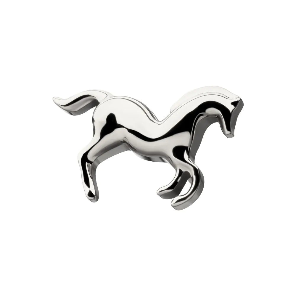 Titanium Threadless Horse Top