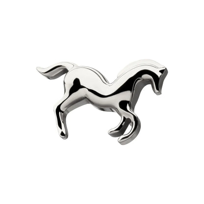 Titanium Threadless Horse Top