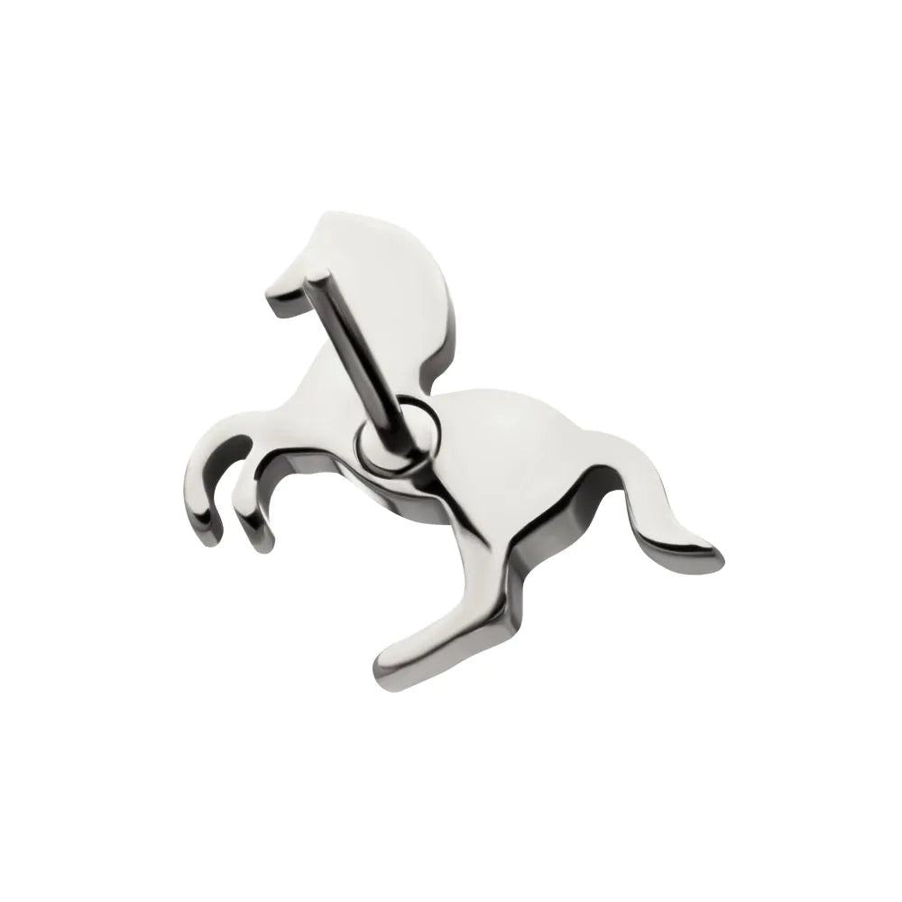 Titanium Threadless Horse Top